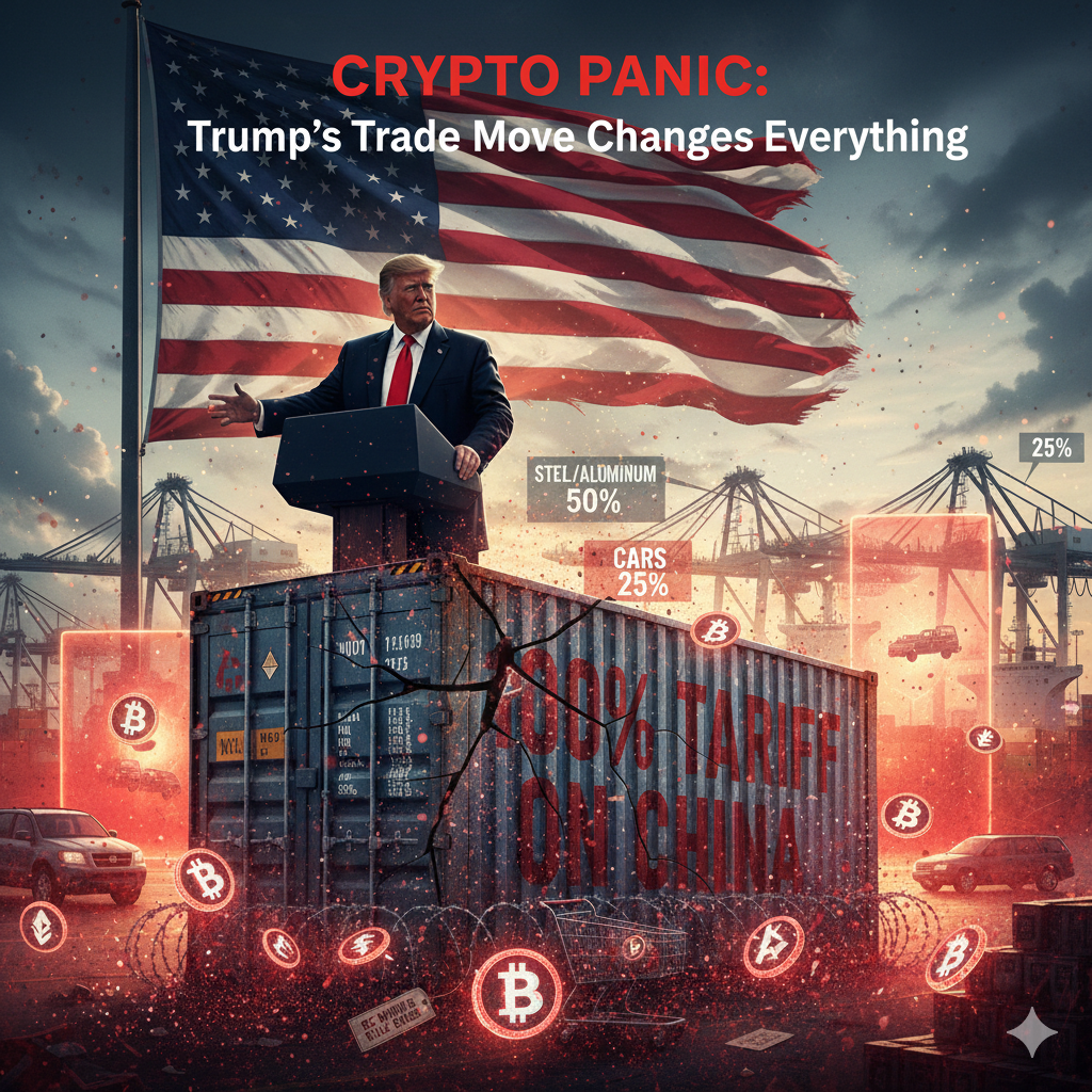 Read more about the article Crypto Panic: Trump’s Trade Move Changes Everything