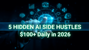 5 Hidden AI Side Hustles to earn $100 daily in 2026