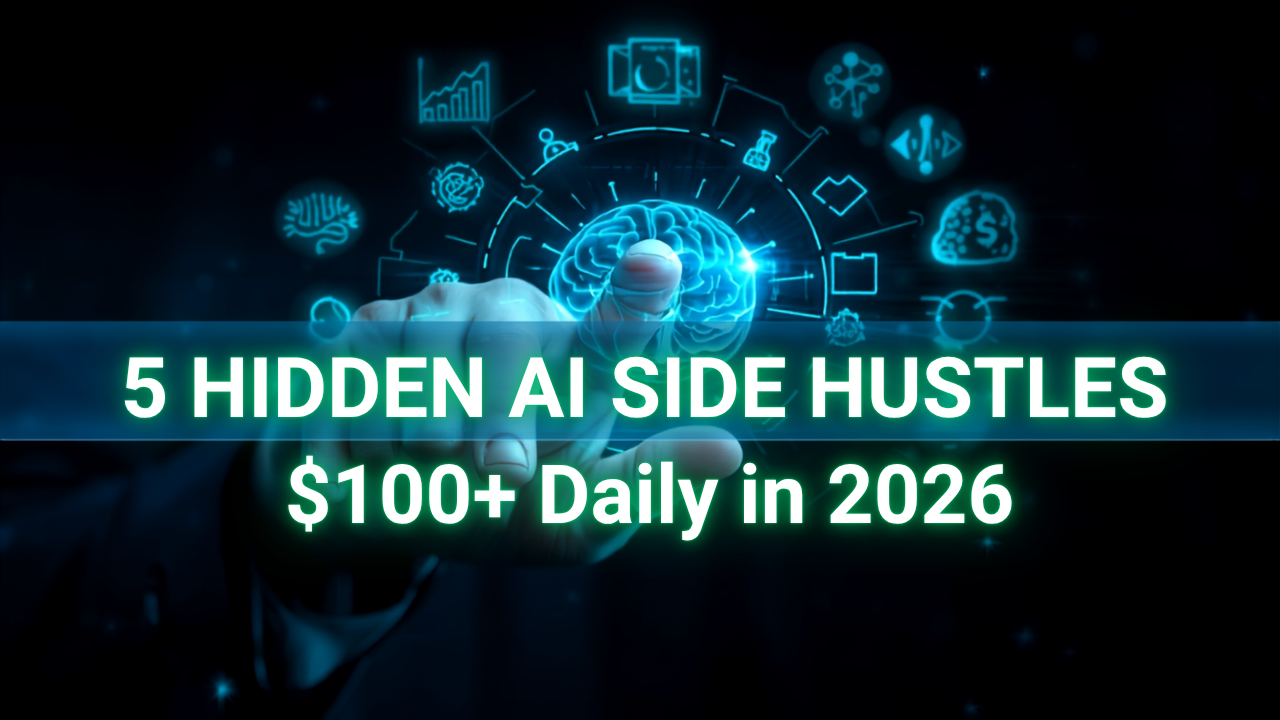 You are currently viewing 5 Hidden AI Side Hustles Making People $100+ Daily in 2026